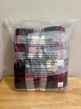 Vera Bradley Cozy Life Throw Blanket in Fireplace Plaid NWT 50" x 72"